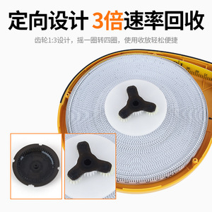 Bont Self Winding Tape Measure 50m Fiberglass Blade Automatic Return Metric <b>Measuring</b> <b>Tool</b> - Product Image 5