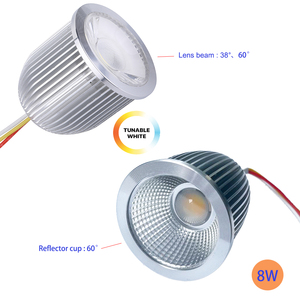 Benory Cri95 8W 24V Cct <span class=keywords><strong>Mr16</strong></span> <span class=keywords><strong>LED</strong></span> Modul Spotlight 2700K 3000K <span class=keywords><strong>4000K</strong></span> para Dali Dt8 Tunable White Loxone PWM Knx Smart Home System - Product Image 6