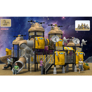 Tàu vũ trụ trường đu mầm non tàu cướp biển thương mại thiết bị sân chơi ngoài trời - Product Image 3