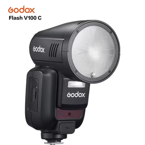 Flash d'appareil photo à écran tactile TTL Li-ion à tête ronde V100 C 2.4G sans fil pour Godox V100 C TTL - Product Image 3