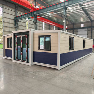 Structure <span class=keywords><strong>en</strong></span> acier <span class=keywords><strong>préfabriquée</strong></span> extensible de 20 pieds 40 pieds <span class=keywords><strong>Maison</strong></span> de conteneur pliante Panneau sandwich pour immeuble de bureaux Caractéristiques principales - Product Image 1