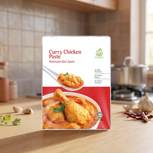 Pasta de Curry de Pollo Rojo Picante KampongKu y Especias Mixtas en Sobres Secos - Product Image 2