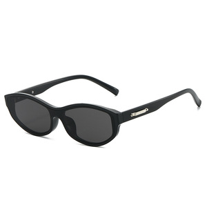 Retro Cat Eye Sunglasses Small Frame UV Protection <strong>Sun</strong> <strong>Glasses</strong> White Enhancing Fashionable Round <strong>Square</strong> <strong>Face</strong> Suitable - Product Image 6