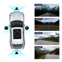 Wemaer Câble LVDS Kit de caméra de voiture à quatre voies Panorama 3D 360 Caméra de recul de voiture Vision nocturne Système panoramique étanche à vol d'oiseau