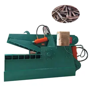 金属板剪切机鳄鱼皮废料金属切割机铁回收液压剪切机