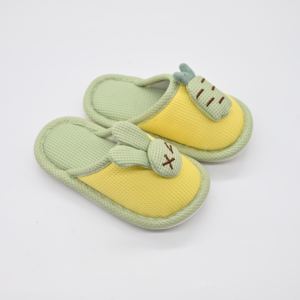Toutes les saisons Adultes Enfants Coton Tissu Mignon Carotte Maison Intérieur Bout Ouvert Pantoufles Mignon Bébé Pantoufles - Product Image 2