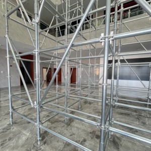 Sistema di Ponteggio Popolare 48.3*3.25*2.5m Ringlock per Edilizia e <span class=keywords><strong>Costruzioni</strong></span> - Product Image 1