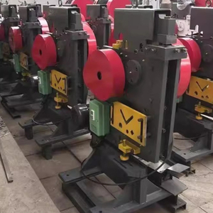 ZHIXIN QA32 Macchina Multifunzionale per Lavorazione del Ferro - Costruzione in Acciaio, Spessore Massimo di Taglio 8-14mm, Punzonatrice e Cesoia per Metallo - Product Image 3