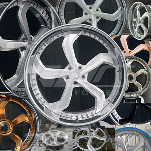 Jantes forgées Roc Custom Smussato Deep Lip 20 22 24 26 <span class=keywords><strong>28</strong></span> <span class=keywords><strong>pouces</strong></span>, jantes Donk 5 branches, 2 pièces, forgées pour Chevrolet - Product Image 2