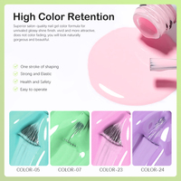 Échantillon gratuit de vernis à ongles en gel UV à haute teneur en pigment Macaron Pastel 32 couleurs