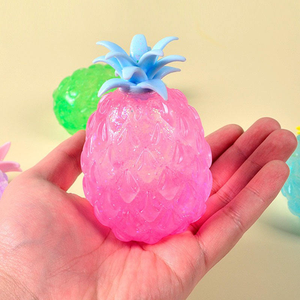 2025 New Stress Fidget Toy TPR Pineapple Maltose Nee <b>Squishy</b> Squeeze Toy - Product Image 2