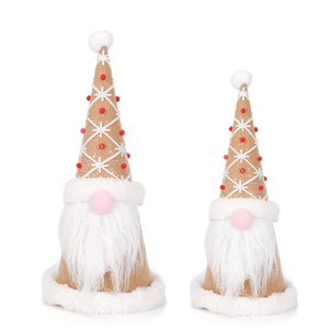 2026 Creative Champagne <b>Gold</b> Gingerbread Gnomes <b>Christmas</b> Party <b>Decorations</b> - Product Image 1
