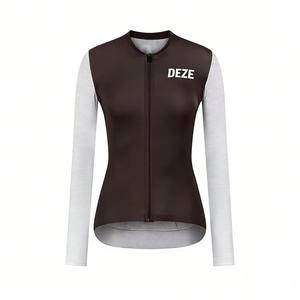 Maillot de cyclisme unisexe Zede, design patchwork, coupe ajustée, multicolores, respirant, séchage rapide, évacuation de la transpiration, confortable, pour les événements cyclistes - Product Image 3