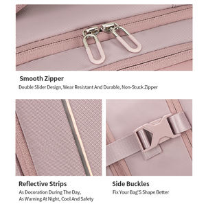 حقيبة ظهر نسائية كبيرة السعة قابلة للتوسيع من مصنع تشانتريا، حقيبة لابتوب للنساء للحياة اليومية - Product Image 6