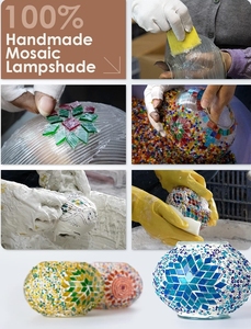 <span class=keywords><strong>Marrakech</strong></span> ชุดโคมไฟโมเสคตุรกีแบบ DIY, ชุดโคมไฟชุดทำมือสำหรับคู่แม่และเด็กในสตูดิโอ - Product Image 6