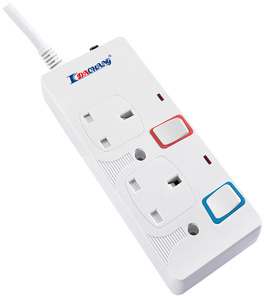 Enchufe de Extensión BS con 6 Tomas <span class=keywords><strong>IEC</strong></span> Hembra y 2 Puertos USB Tipo-C, Certificado por Gmark y SASO, Clasificación IP20, 13A - Product Image 2