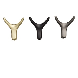 Wall <b>Single</b> Corner Clothes Hook Zinc Alloy Entrance <b>Wardrobe</b> Door Hook Made in China - Product Image 2