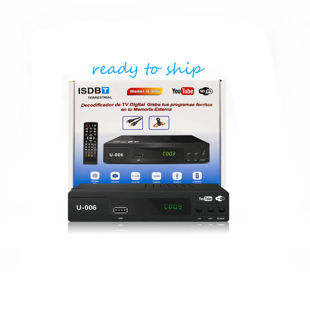 New Gt Midian Receiver Modulator  Decoder Per Segnale Digitale Set Top Box Satellite Receiver Isdb-t Tv Box