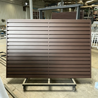 Clôture de Confidentialité Verticale en Aluminium à Lames Multiples pour Vente en Gros, Anti-Rouille, Résistante aux Intempéries, Installation Facile, Taille Personnalisée