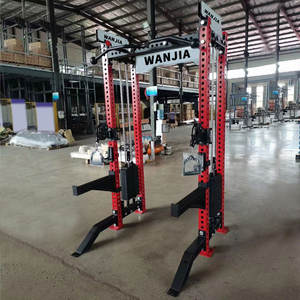 Vendita diretta in fabbrica Rack Multi-funzionale per palestre commerciali con Base Extra ampia e piedini stabilizzatori - Product Image 5