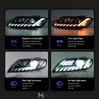 Phares Q7 2006-2015, phares LED améliorés, plug and play, feux avant modifiés, clignotants, feux de jour pour Audi
