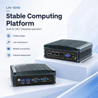 Computadora Robusta sin Ventilador, Doble LAN, COM, USB, HD, VGA, Almacenamiento Opcional para Equipos de Fábrica, OEM, ODM, PC Industrial Personalizado sin Ventilador