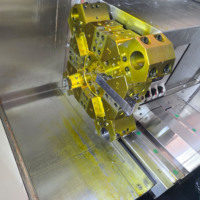 Centre de tournage CNC horizontal automatique à un seul brocheur, tour à lit incliné à 8 stations pour pièces automobiles et aérospatiales - TCK50