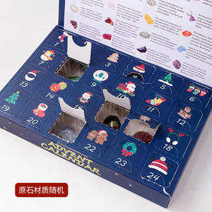 (<span class=keywords><strong>Calendario</strong></span> de <span class=keywords><strong>Adviento</strong></span> Navideño al por Mayor) Caja Sorpresa con Gemas de Cristal para Niños, Cuenta Regresiva de 24 Días para Navidad, Caja de Regalo con Temática de Películas y Televisión - Product Image 3