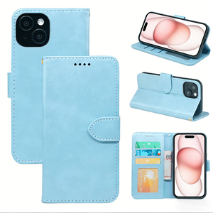 Funda de Teléfono de Alta Calidad para <span class=keywords><strong>Samsung</strong></span> Galaxy S26 Ultra A57 A37, Material PU, Color Sólido, Estilo Vintage - Product Image 3