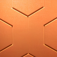 Panneau mural décoratif hexagonal en polyester, panneau acoustique mural, revêtement mural insonorisant pour bureau et maison