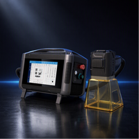 Machine de marquage laser à fibre portative 50W, gravure profonde 0,01 mm, CE FDA, pour métal et acier, garantie 1 an