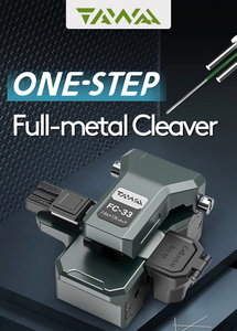 Cortadora de Fibra Óptica Automática One Step Fiber Cleaver 33, Herramienta de Corte de Fibra Óptica Totalmente Metálica y Equipo de Fibra para Cable FTTH - Product Image 5