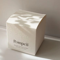 Vente en gros de boîtes d'emballage de bougies pliables de luxe personnalisées de haute qualité pour bougies personnalisées