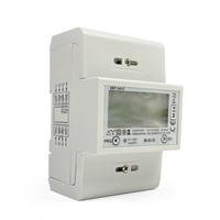 Medidor de Energía Monofásico de Riel DIN con Protocolo Modbus M-BUS DRT-341C de 2 Módulos