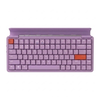 Clavier mécanique silencieux à profil bas 84 touches Kailh, rétroéclairage LED, interface USB, 3 modes, nouveau, pour usage bureautique