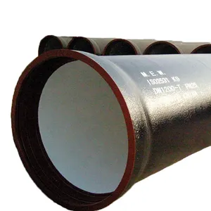 ISO2531 BS EN545 BS EN598 BS4772 tubi in ghisa duttile tubo centrifugo in ghisa sferoidale tubo in ghisa duttile rivestito di bitume