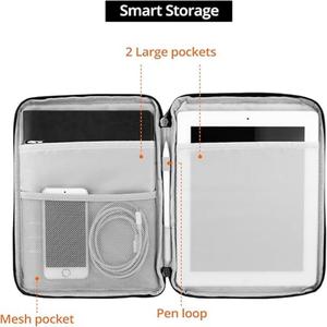 Tùy Chỉnh 9-11 Inch Máy Tính Xách Tay Túi Máy Tính Bảng Vai Trường Hợp Cặp Máy Tính Xách Tay Tay Áo Túi Cho <span class=keywords><strong>iPad</strong></span> Pro 11 2021 <span class=keywords><strong>iPad</strong></span> Không Khí 5 <span class=keywords><strong>4</strong></span> Mini 6 - Product Image 5