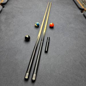 Hot Sale Omin Handmade 3/4 &amp; One Piece Snooker Cue, Ash Wood Shaft with 9.5mm/10mm Tip Professional Billiard Cue - Product Image 6