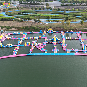 Şişme Eğlence Adası Parkı Su Parkı Aqua Park Oyunları Özelleştirilebilir Ticari Oyun Ekipmanları - Product Image 6