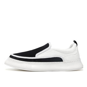 Men Canvas Slip On Walking <b>Shoes</b> Breathable <b>Lightweight</b> Non Slip Flat Sole Casual Comfort Sneakers - Product Image 5