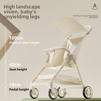 Poussette pliable légère pour enfants en métal, format de poche, design parapluie de voyage, ultralégère et compacte, capacité de charge de 25 kg pour bébés