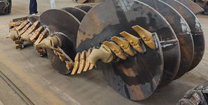 مثقاب حفر دوار | ريشة حفر حلزونية للتربة والصخور | أدوات حفر أساسات الخوازيق | يتوفر تصنيع مخصص (OEM) - Product Image 2