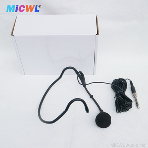 Usine Top qualité 5m fil dynamique bandeau Microphone oreille crochet casque Microphone 6.35mm prise pour mélangeur amplificateur ordinateur - Product Image 3