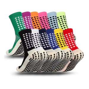 Chaussettes de sport antidérapantes en coton compressif avec logo personnalisé pour femmes, idéales pour le yoga et le Pilates, haute qualité, vente en gros - Product Image 1