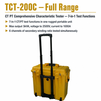 Analyseur CT PT synchrone à 6 canaux TCT-200C pour transformateurs de courant et de tension