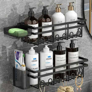 Stainless Steel Corner <strong>Shower</strong> Caddy Self Adhesive Toilet Rack Organizer Portable Corner Bathroom <strong>Shower</strong> Shelf <strong>Storage</strong> for <strong>Shower</strong> - Product Image 3