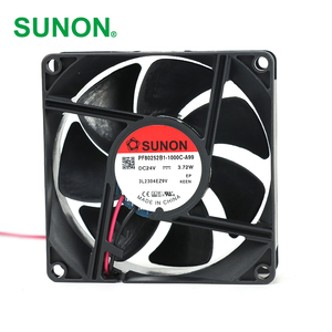 Ventilateur axial électrique SUNON PF80252B1-1000C-A99 80x80x25mm 24VDC 155mA 3.72W 4800RPM 60CFM à roulement à billes pour armoire et onduleur OEM/ODM - Product Image 1