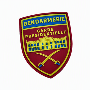 Vente en gros usine : Patch 3D en PVC, conception personnalisée, badge en caoutchouc souple, patch tactique de la <span class=keywords><strong>Gendarmerie</strong></span>, décoration d'uniforme en relief - Product Image 1