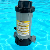 Chargeur automatique de chlore de piscine/outil de distributeur de pilule d'utilisation de station thermale de matériel d'ABS de chlorinateur