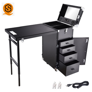<span class=keywords><strong>Table</strong></span> à ongles unique en métal, meuble de Salon, <span class=keywords><strong>manucure</strong></span>, facile à transporter - Product Image 2